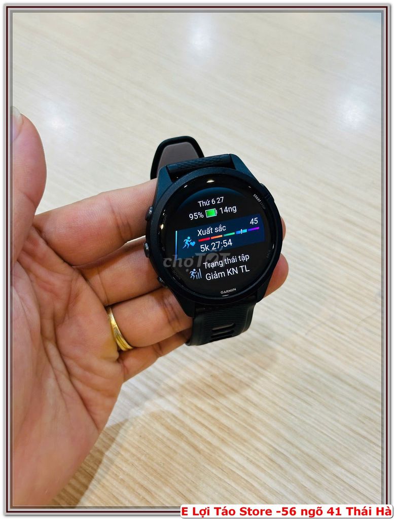 E pass lại Garmin Forerunner 265 Music. Mua bán Thiết bị đeo thông minh tại Quận Đống Đa Hà Nội được đăng bởi Nguyễn Tiến Lợi hình 1