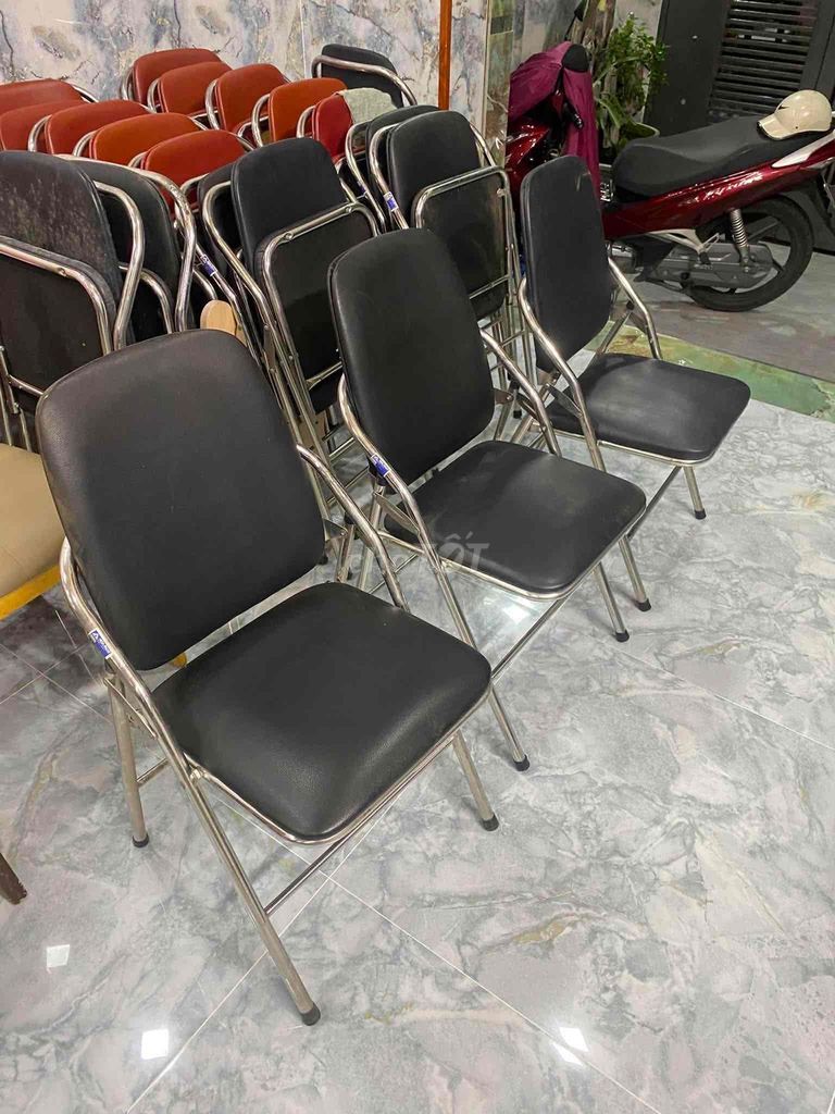 thanh lý ghế xếp inox đen. Mua bán Bàn ghế tại Quận Bình Tân Tp Hồ Chí Minh được đăng bởi lý hạo nam hình 1