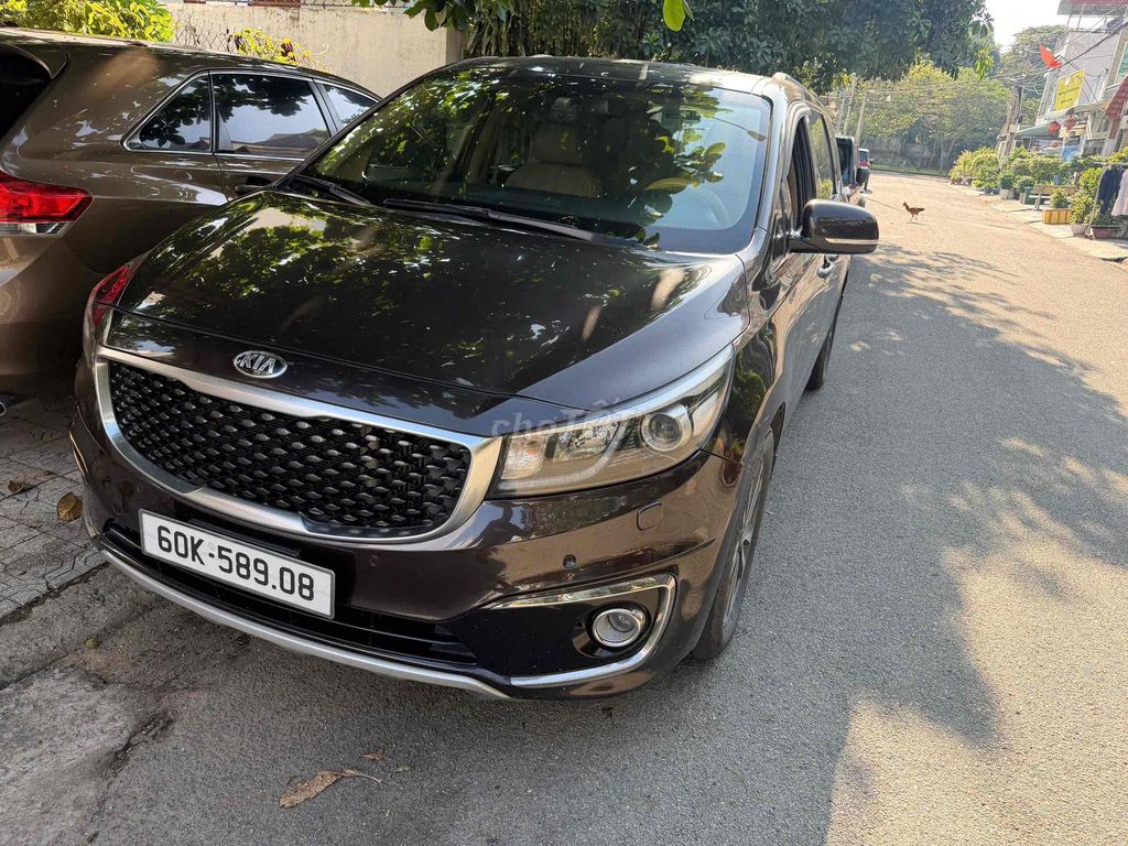 Kia Sedona Full 2018, масло, коричневое