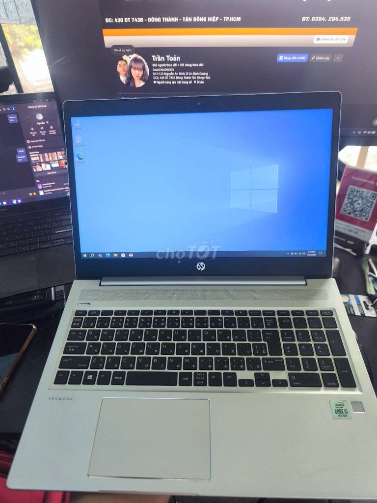 HP 450 G7 i5 15.6 inch 8GB/SSD 128GB+HDD 500GB. Mua bán Laptop tại Thành phố Dĩ An Bình Dương được đăng bởi PHUC THINH hình 1