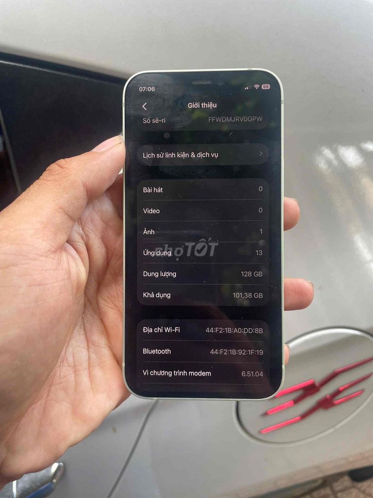 Apple iPhone 12 mini 128GB Giao lưu. Mua bán Điện thoại tại Thành phố Long Khánh Đồng Nai được đăng bởi Ty Nguyễn hình 1