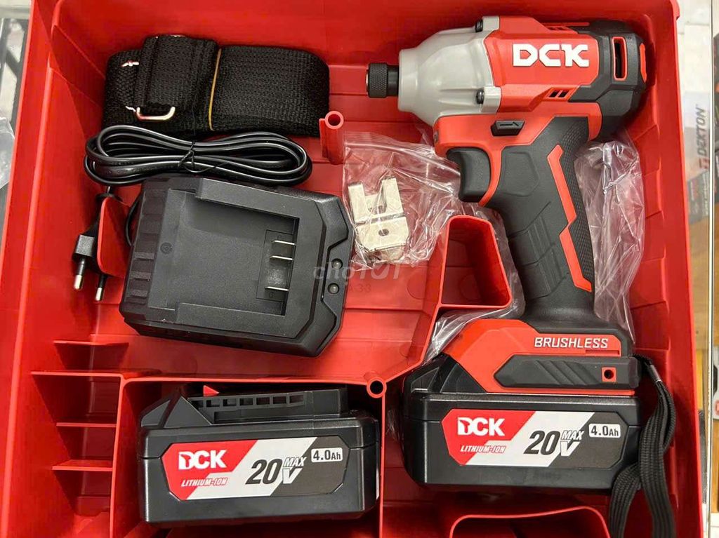 Máy khoan pin DCK KDPL03-14 Đỏ đen. Mua bán Đồ chuyên dụng, Giống nuôi trồng tại Huyện Châu Thành Hậu Giang được đăng bởi DUY BEL TRẦN hình 1