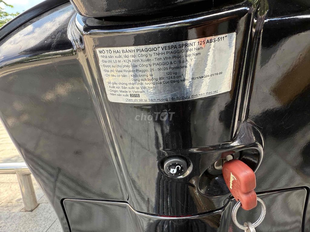 Vespa Sprint 2017 Iget. Mua bán Xe máy tại Quận Tân Phú Tp Hồ Chí Minh được đăng bởi Phạm Thanh Hiếu hình 5