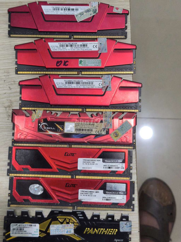 RAM DDR4 4GB. Mua bán Linh kiện (RAM, Card...) tại Huyện Long Hồ Vĩnh Long được đăng bởi Đồ cũ thanh lý hình 1