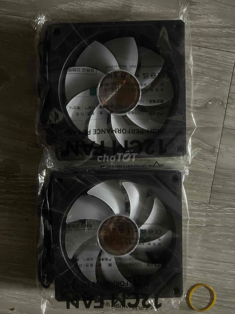 Quạt tản nhiệt Snowman LK120 Đen 7Pro New. Mua bán Phụ kiện (Màn hình, Chuột...) tại Huyện Trần Đề Sóc Trăng được đăng bởi Kim Pái hình 1
