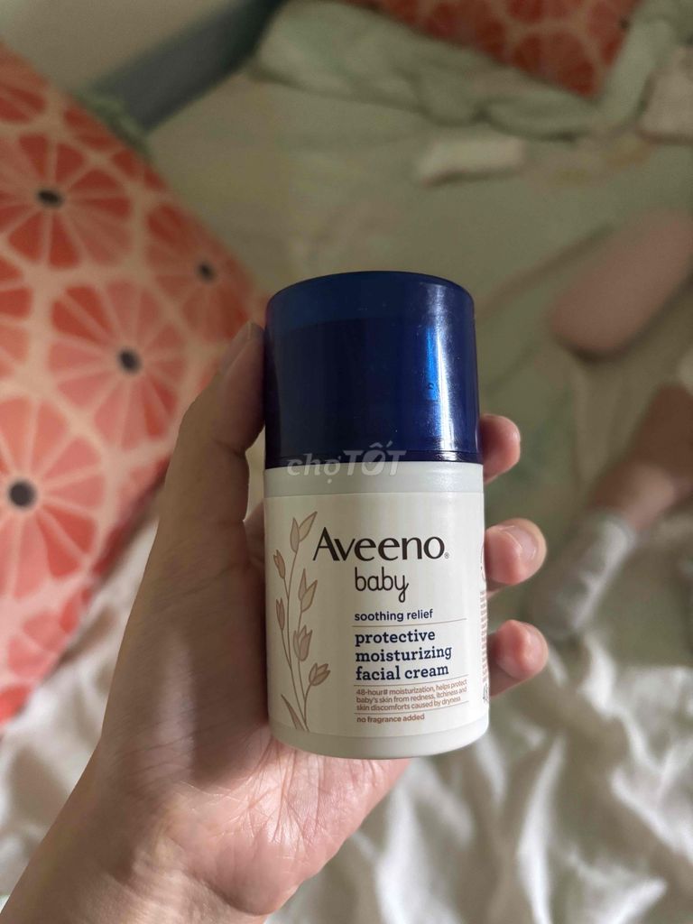 Kem dưỡng ẩm Aveeno Baby Soothing Relief. Mua bán Mẹ và bé tại Quận 7 Tp Hồ Chí Minh được đăng bởi Quỳnh dọn nhà ăn Tết  hình 1