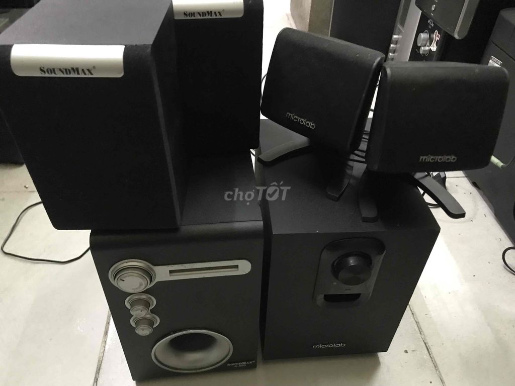 Bán loa vi tính 2.1 microlab và loa  soundmax