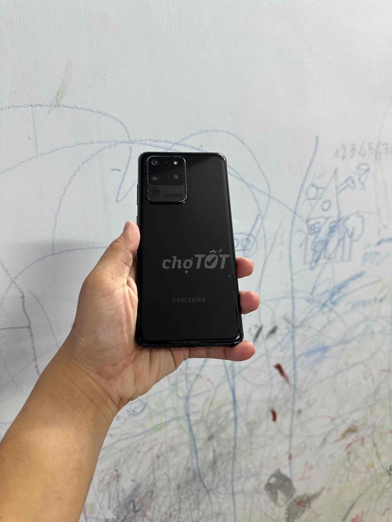 Samsung S20 Ultra 5G 128GB Đen vân tay face nhạy. Mua bán Điện thoại tại Quận Gò Vấp Tp Hồ Chí Minh được đăng bởi Sóc hình 1