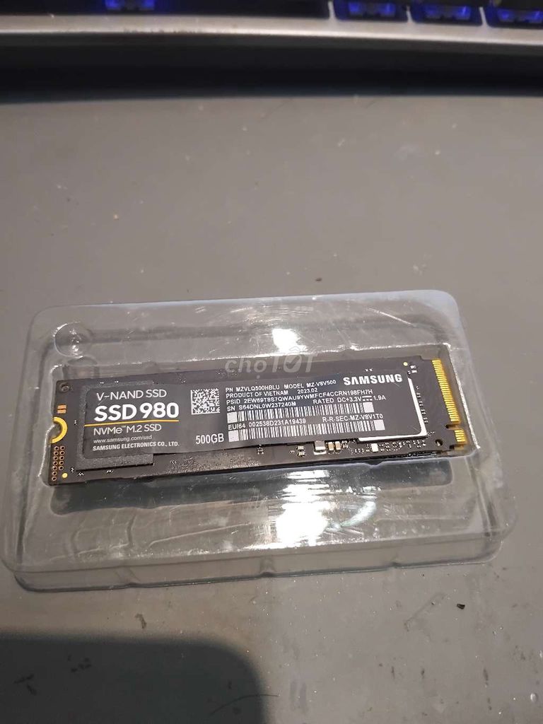 Ssd nvme samsung 980 500gb (2nd) còn bh 4 năm