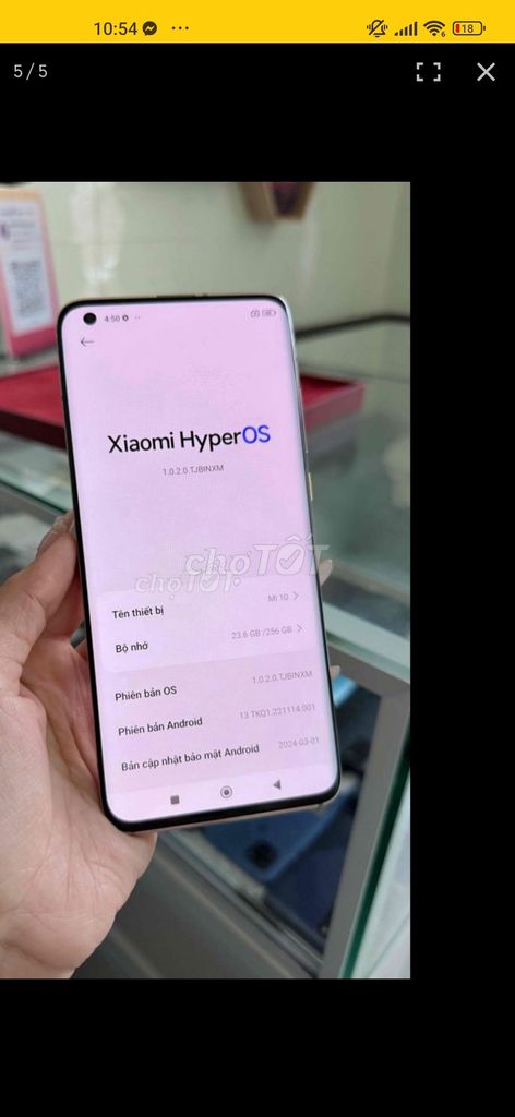 Xiaomi Mi 10 256GB. Mua bán Điện thoại tại Huyện Hòa Vang Đà Nẵng được đăng bởi huyyy hình 1