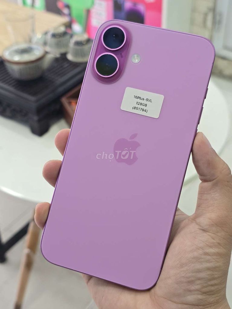🍏iPhone 16 Plus 128GB Tím | Khay sim P95 | Góp0%. Mua bán Điện thoại tại Quận Ngô Quyền Hải Phòng được đăng bởi TRAN SONG HA hình 1
