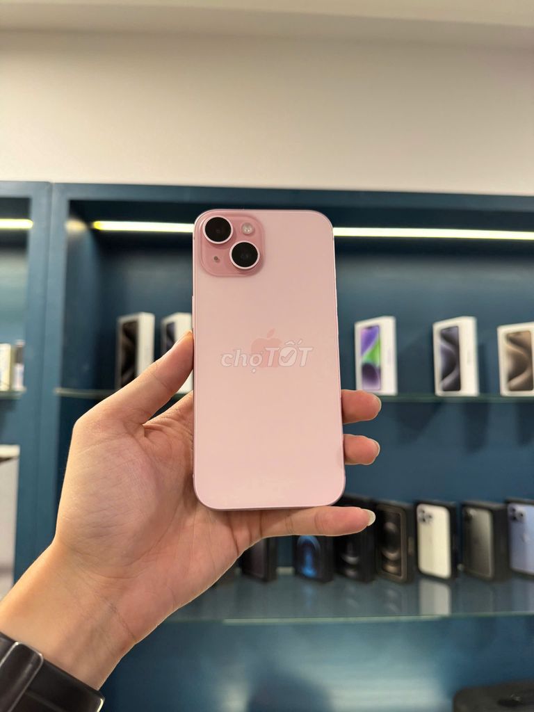 [SALE] iPhone 15 256GB Hồng QT Nguyên Bản Pin 9x