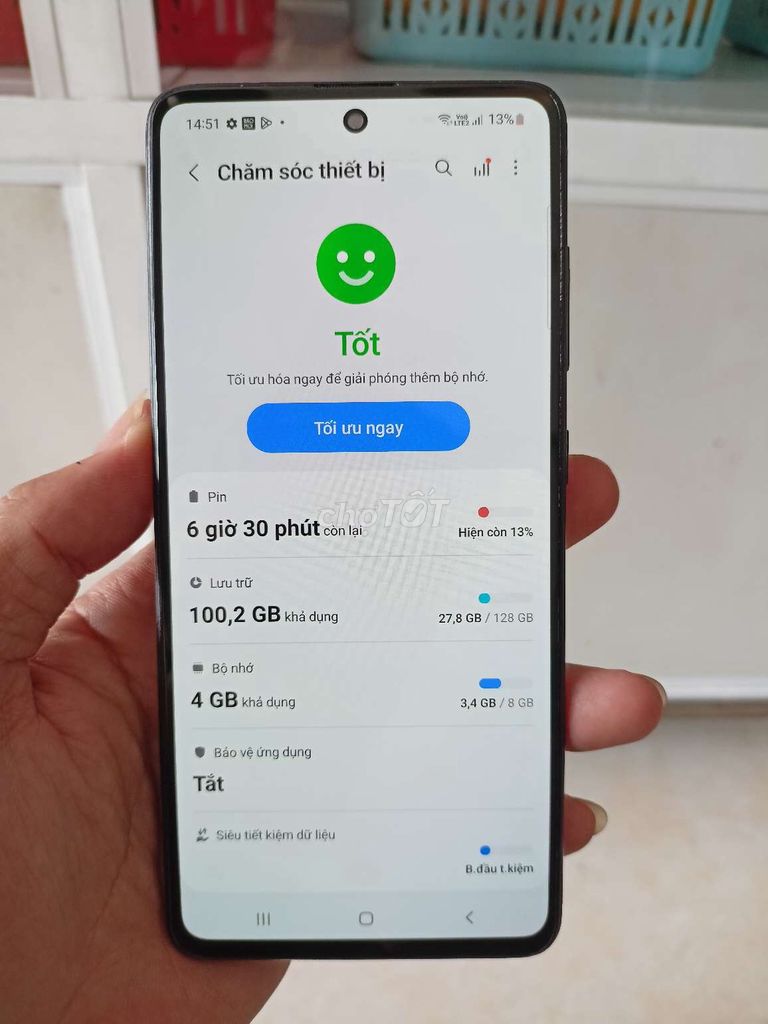 Samsung A51 8GB/128GB Đen zin full. Mua bán Điện thoại tại Quận Bình Thuỷ Cần Thơ được đăng bởi CH Thuan Mobile hình 1