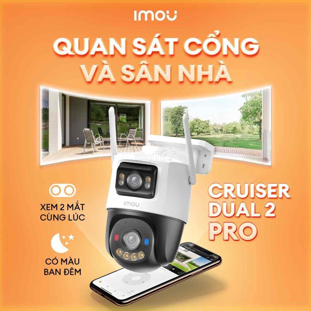 Camera Wifi ngoài trời 10MP iMOU IPC-S7XEP-10M0WED. Mua bán Máy ảnh, Máy quay tại Quận Cái Răng Cần Thơ được đăng bởi Thiên Thành hình 1
