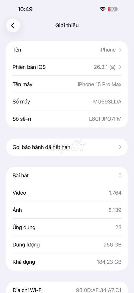 thanh lý ip nhà nữ dùng ạ. Mua bán Điện thoại tại Huyện Hóc Môn Tp Hồ Chí Minh được đăng bởi Nhut Vy Nguyen hình 1