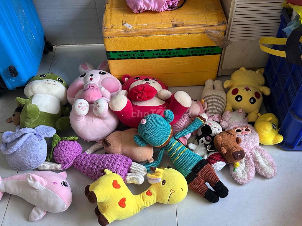 Thú nhồi bông vải mềm mại nhiều màu. Mua bán Mẹ và bé tại Quận Liên Chiểu Đà Nẵng được đăng bởi Đông Thanh hình 1
