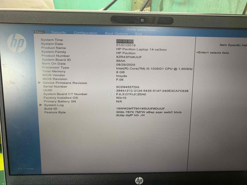 HP Pavilion 14 ce3026tu i5 8GB Bạc Like New. Mua bán Laptop tại Quận Bình Tân Tp Hồ Chí Minh được đăng bởi Pvman hình 1