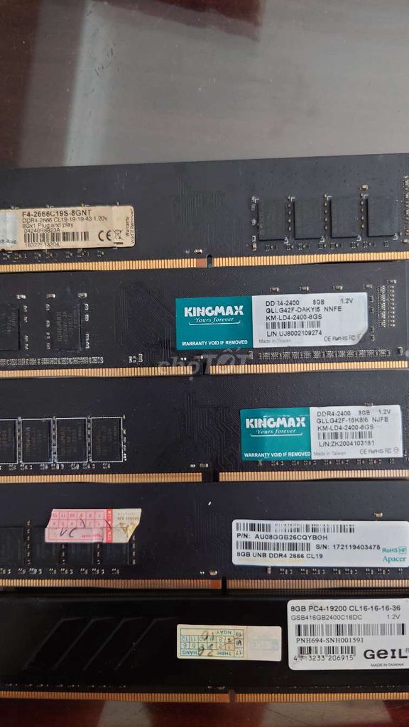 RAM 8GB DDR4. Mua bán Linh kiện (RAM, Card...) tại Quận Hải Châu Đà Nẵng được đăng bởi Đạt Mai hình 1