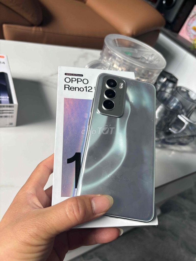 OPPO Reno12 5G 12.512GB Bạc full box. Mua bán Điện thoại tại Thành phố Biên Hòa Đồng Nai được đăng bởi Diep hình 1