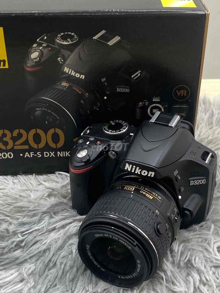 Máy ảnh Nikon D3200 Đen Fullbox đẹp. Mua bán Máy ảnh, Máy quay tại Quận 5 Tp Hồ Chí Minh được đăng bởi Phan Thế Phong  hình 1