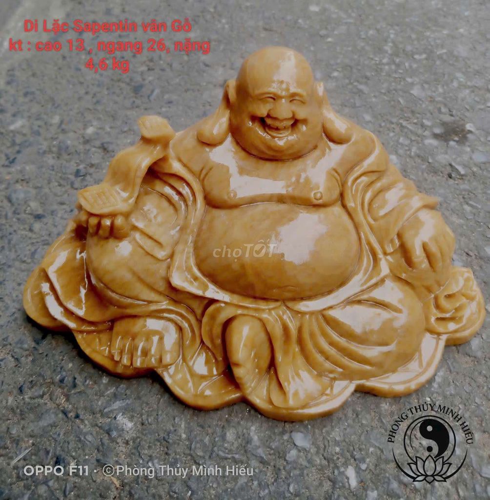 Thanh Lý tượng Di Lặc ngọc Sapentin vân gỗ 4,6kg. Mua bán Đồ sưu tầm, đồ cổ tại Quận Lê Chân Hải Phòng được đăng bởi Nguyễn Hiếu hình 1