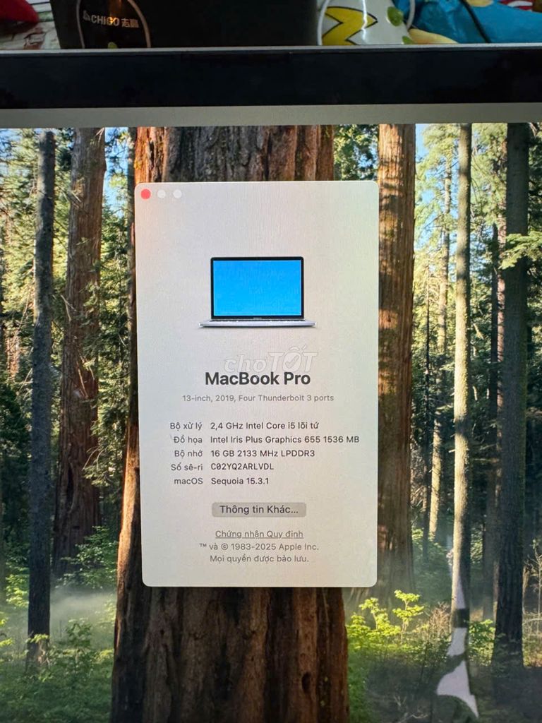 MACBOOK PRO 2019 Mạnh mẽ - sang trọng. Mua bán Laptop tại Huyện Quế Võ Bắc Ninh được đăng bởi Luân hình 5