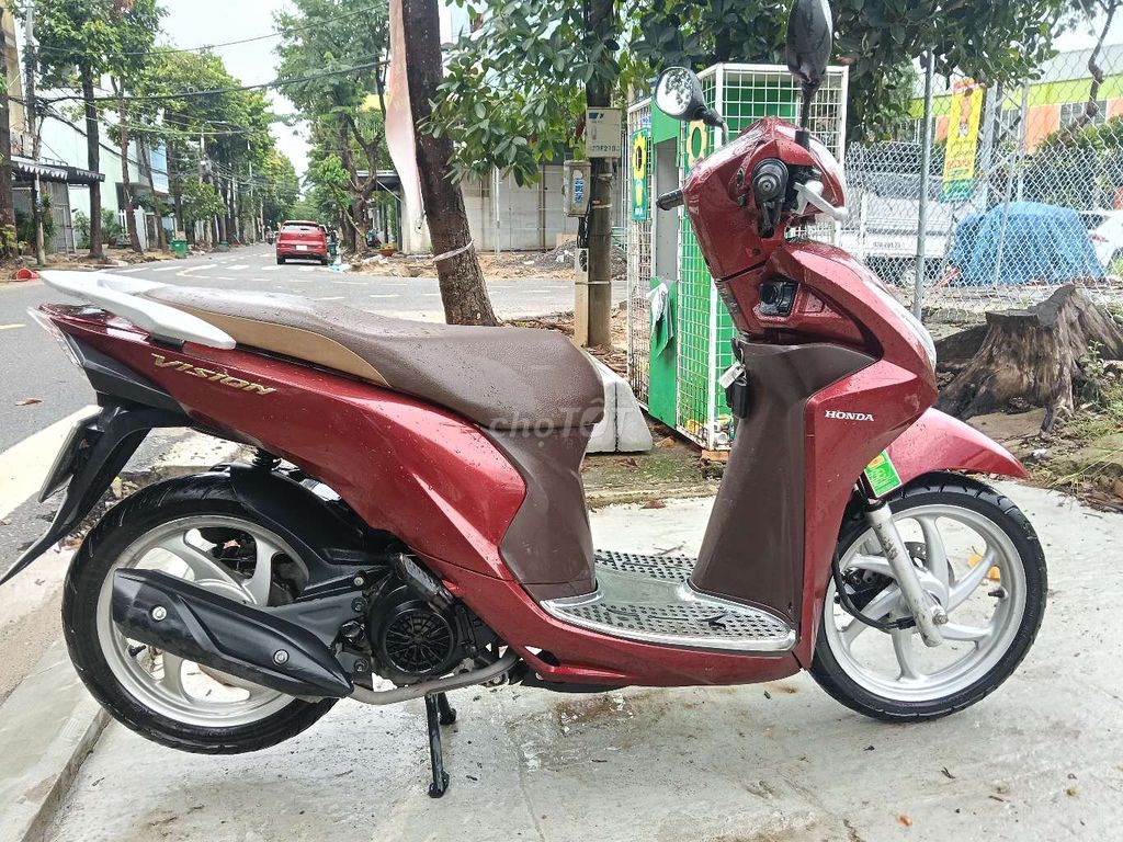 Honda Vision 2020:Cao Cấp màu Đỏ