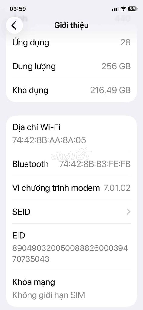 Apple iPhone 11 Pro 256GB 75% đc thay pin trọn đơi. Mua bán Điện thoại tại Huyện Mỏ Cày Bắc Bến Tre được đăng bởi Minh hình 1