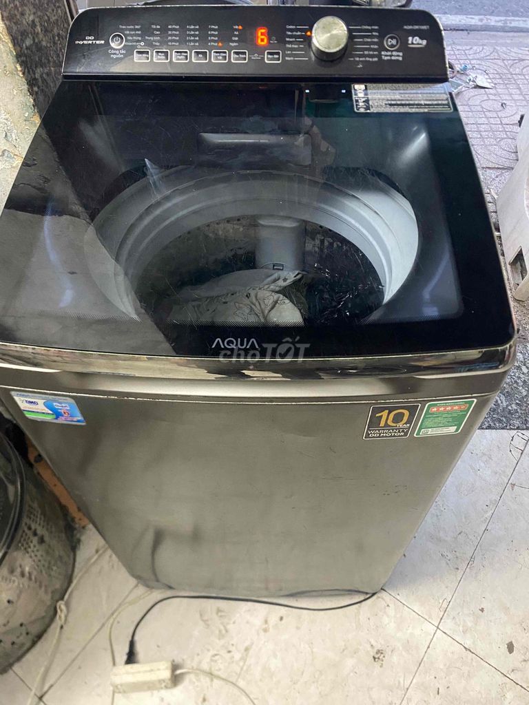 Máy giặt Aqua 10kg Inverter Xám. Mua bán Máy giặt tại Quận 11 Tp Hồ Chí Minh được đăng bởi doan hình 1