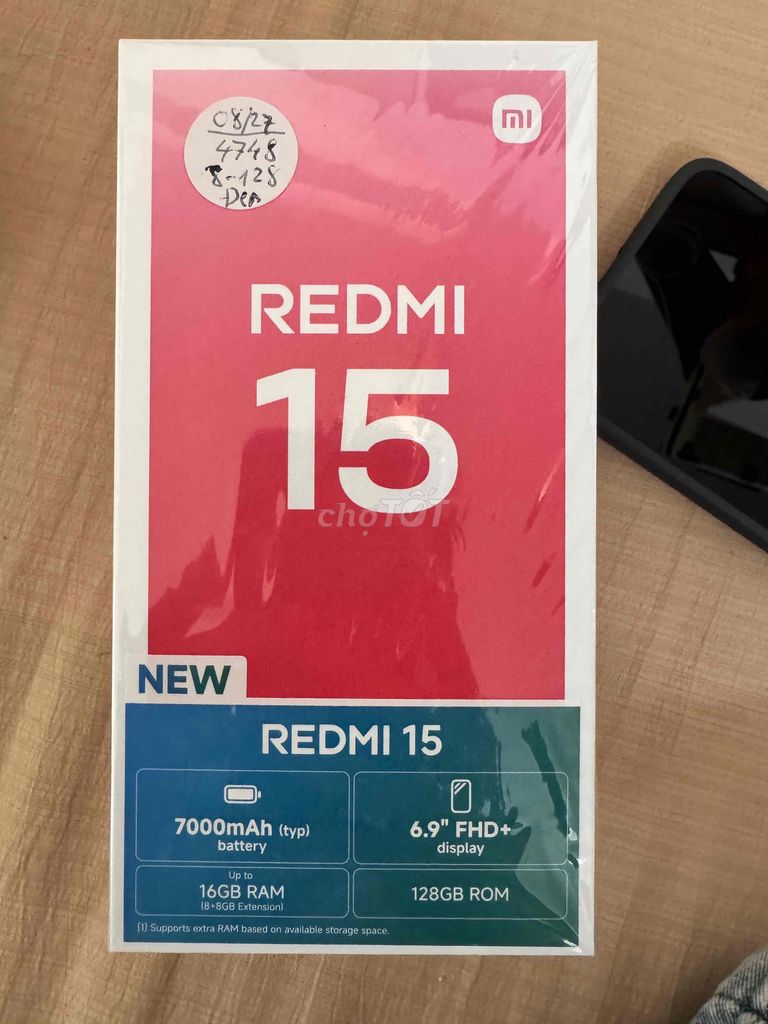 Xiaomi Redmi 15 128GB Đen. Mua bán Điện thoại tại Quận Cầu Giấy Hà Nội được đăng bởi Nguyễn Thành Nam hình 1