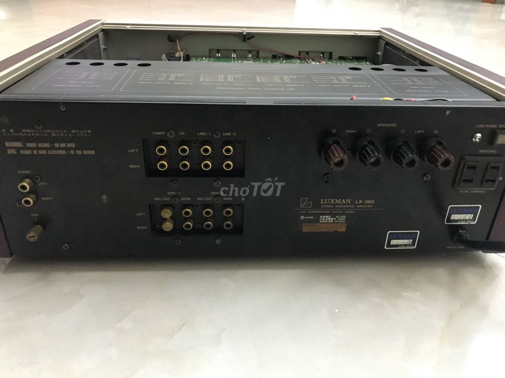 Amply đèn Luxman LX360 Nguyên zin. Mua bán Tivi, Âm thanh tại Thành phố Vũng Tàu Bà Rịa - Vũng Tàu được đăng bởi Hoang Anh Dung hình 1