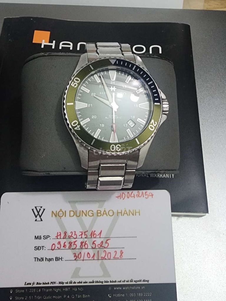 Đồng hồ Hamilton Khaki Navy Green Scuba H82375161