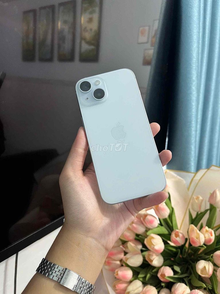Apple iPhone 15 128GB Xanh nhạt. Mua bán Điện thoại tại Huyện Củ Chi Tp Hồ Chí Minh được đăng bởi Ng Ngọc Nhý hình 1