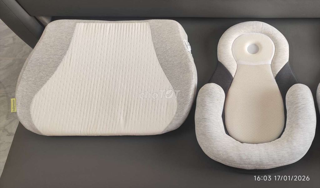 Gối cho bé Babymoov vải Xám. Mua bán Mẹ và bé tại Thành phố Bắc Ninh Bắc Ninh được đăng bởi Lê Nhung hình 1