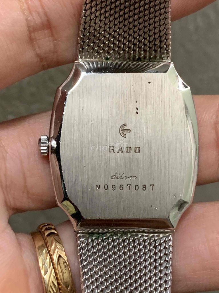 Đồng hồ cổ Rado Espoir bạc đúc Máy cơ lên dây