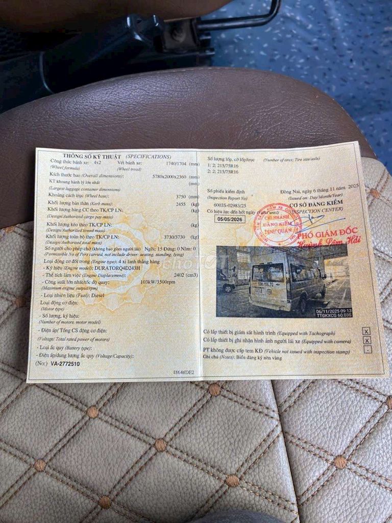 Ford Transit 2014 Bạc. Mua bán Phương tiện khác tại Quận Bình Tân Tp Hồ Chí Minh được đăng bởi  LộcPhát hình 13