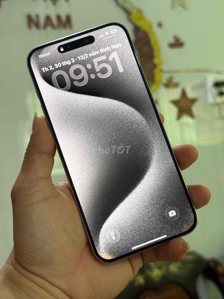 Iphone 15 Promax/256gb - Lock fix quốc tế.. Mua bán Điện thoại tại Huyện Châu Phú An Giang được đăng bởi Xuân Văn hình 1