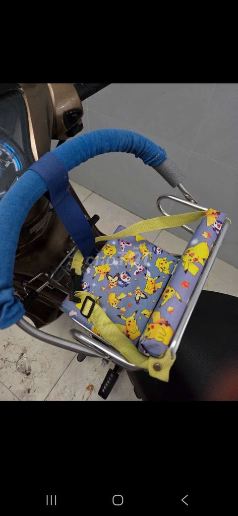 Ghế ngồi xe máy trẻ em Kim loại. Mua bán Mẹ và bé tại Quận Bình Tân Tp Hồ Chí Minh được đăng bởi Trần Thị Bích Liên hình 1