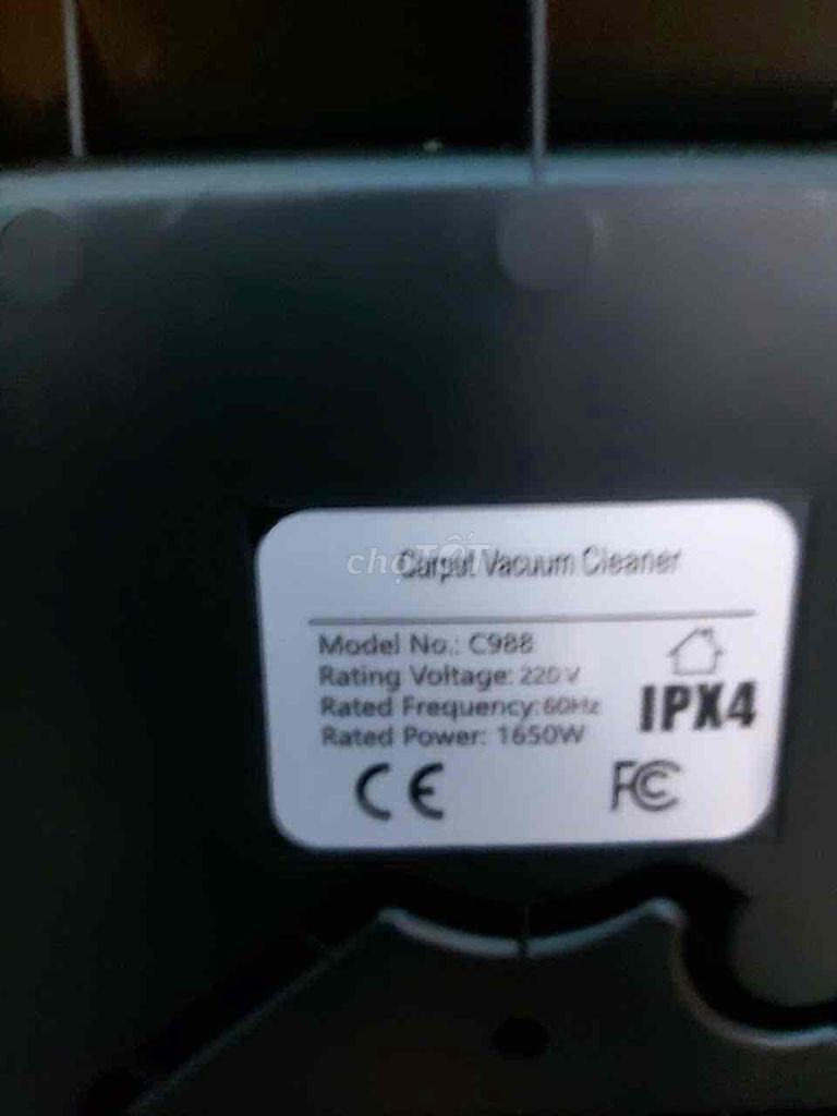 Beemi C988 Máy hút bụi thảm 1650W mới 95%. Mua bán Thiết bị vệ sinh, nhà tắm tại Quận 11 Tp Hồ Chí Minh được đăng bởi Tên chưa cung cấp hình 1