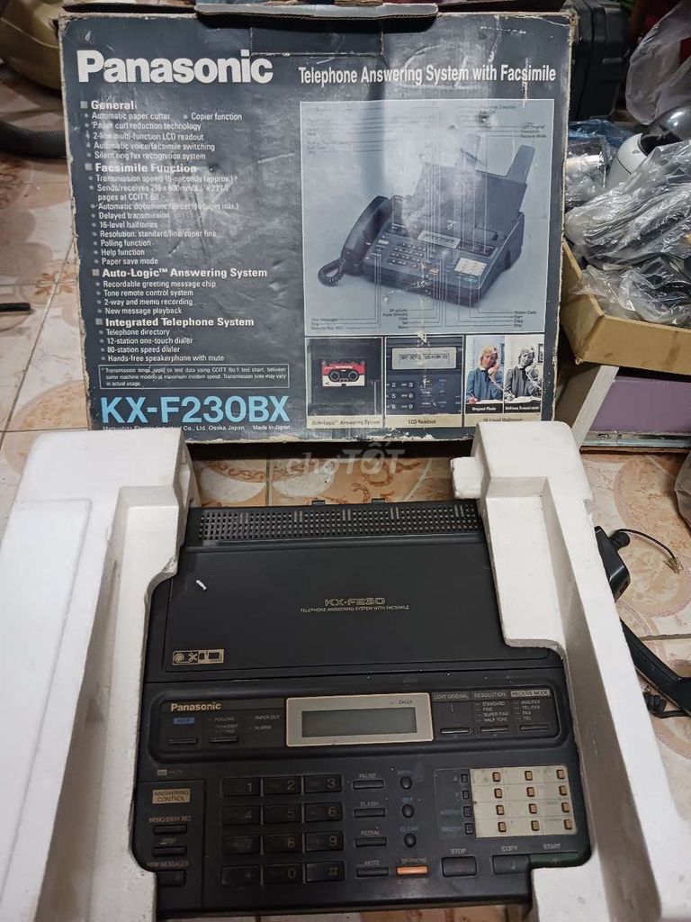 Máy fax Panasonic KX-F230BX Đen Malaysia. Mua bán Đồ dùng văn phòng tại Quận Hai Bà Trưng Hà Nội được đăng bởi Trần Đăng Minh hình 1