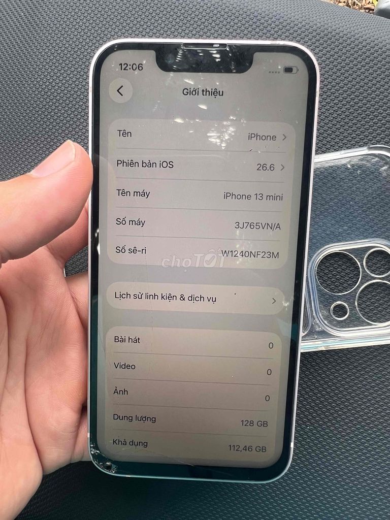 13 mini màn lô còn lại zin và full chức năng. Mua bán Điện thoại tại Quận 7 Tp Hồ Chí Minh được đăng bởi Doan Duc hình 1