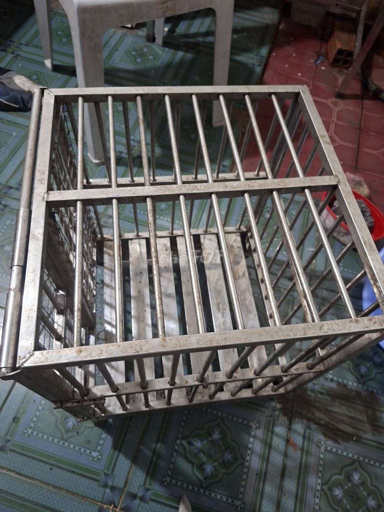 Lồng thú cưng Inox Bạc 40x45x50cm. Mua bán Phụ kiện, Thức ăn, Dịch vụ tại Thành phố Thủ Đức Tp Hồ Chí Minh được đăng bởi Mr Trung hình 1