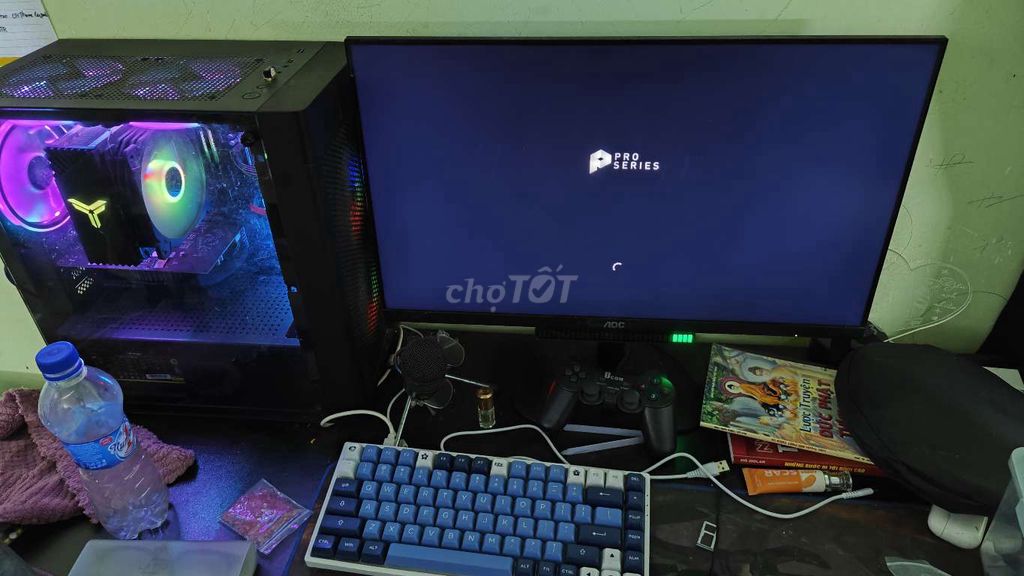 Bán bộ pc a320 r3 2300x gtx1050ti 16gbram full