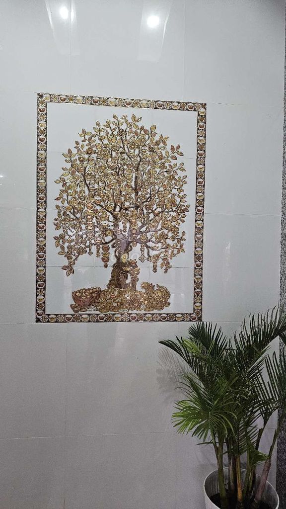 Gạch tranh Cây Tài Lộc nhũ vàng 0.9x1.2m. Mua bán Cây cảnh, đồ trang trí tại Quận Cái Răng Cần Thơ được đăng bởi  Tuấn hình 1