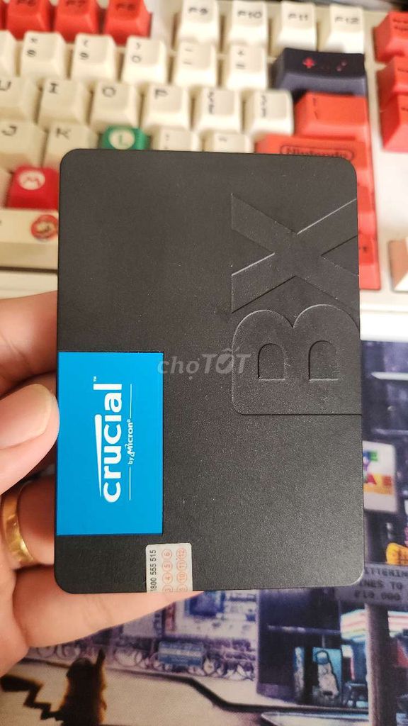 SSD Crucial BX500 240GB SATA 2.5 inch Mới. Mua bán Linh kiện (RAM, Card...) tại Quận 3 Tp Hồ Chí Minh được đăng bởi Triết Nguyễn hình 1