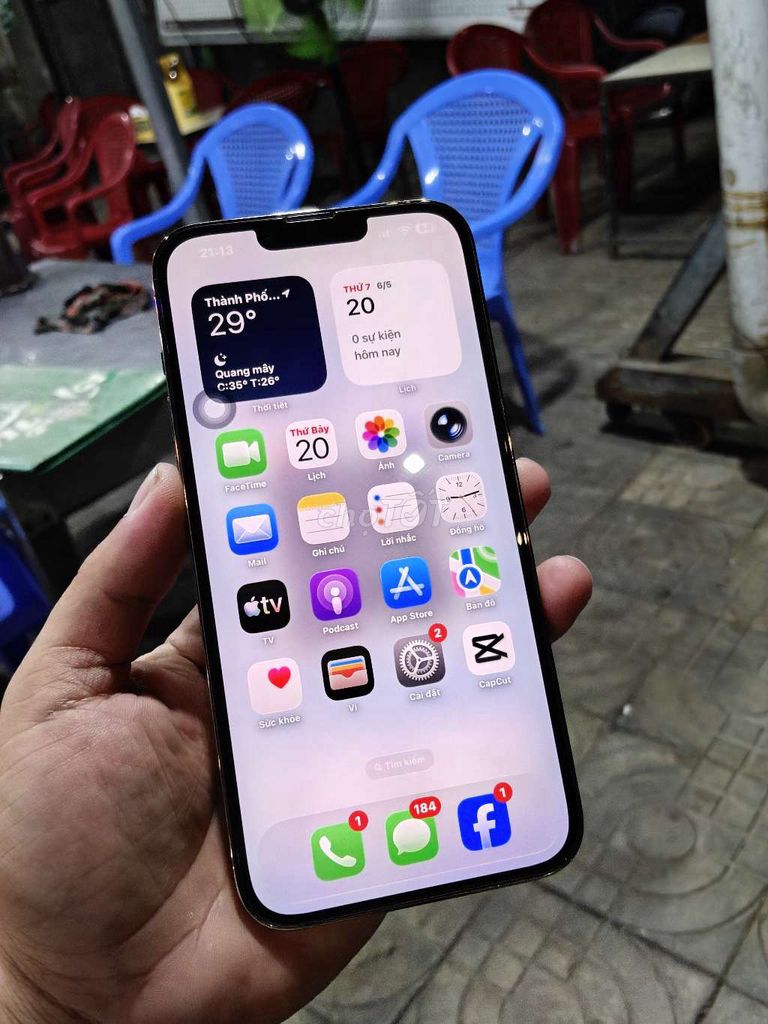 Apple iPhone 13 Pro Max 128GB Pin 80% . Mua bán Điện thoại tại Quận Liên Chiểu Đà Nẵng được đăng bởi Công Lực hình 1