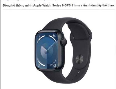 Đồng hồ thông minh Apple Watch Series 9 GPS 41mm