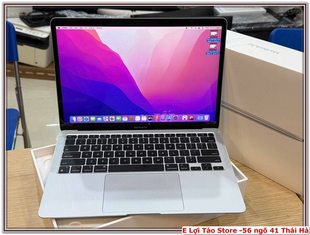 E pass MacBook Air M1 8GB/512GB Sạc 6 lần Như mới. Mua bán Laptop tại Quận Đống Đa Hà Nội được đăng bởi Nguyễn Tiến Lợi hình 1