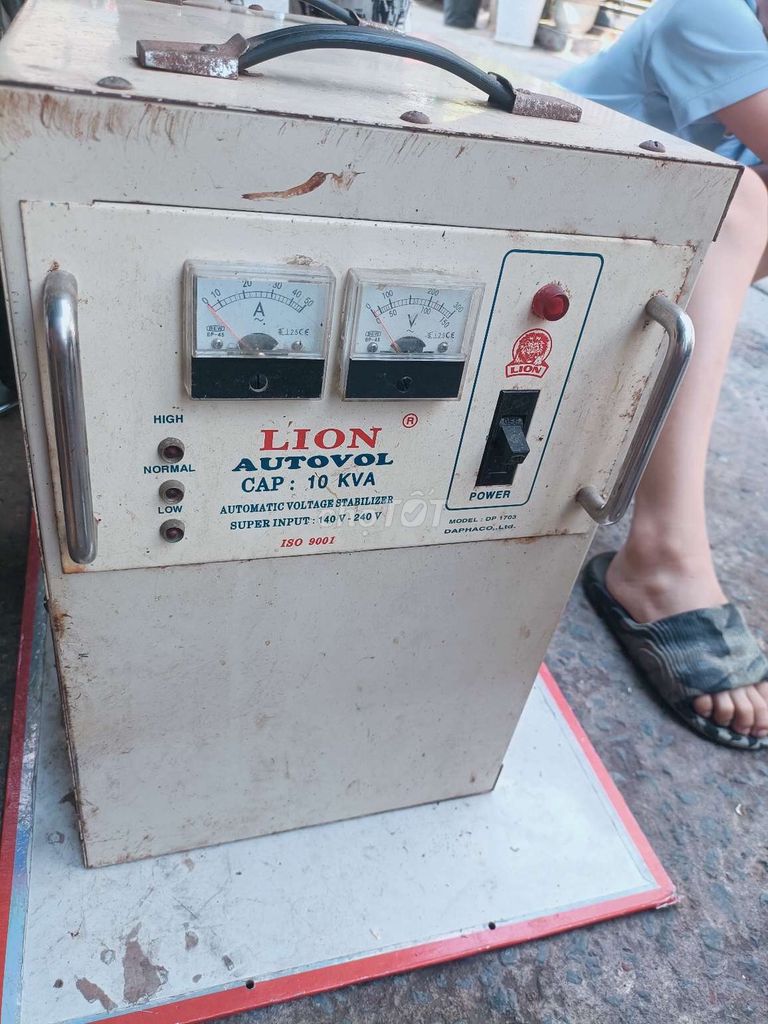 Ổn áp lion 10kva còn xài tốt