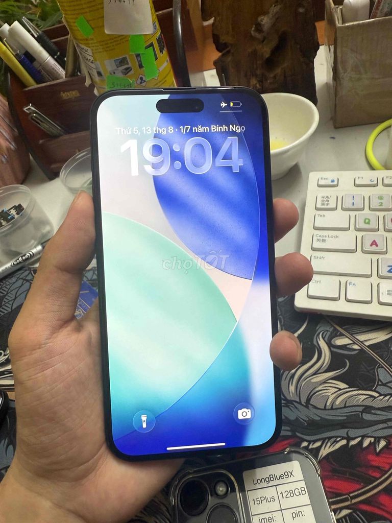 Apple iPhone 15 Plus 128GB Đen. Mua bán Điện thoại tại Quận Cầu Giấy Hà Nội được đăng bởi Long blue 9x hình 1